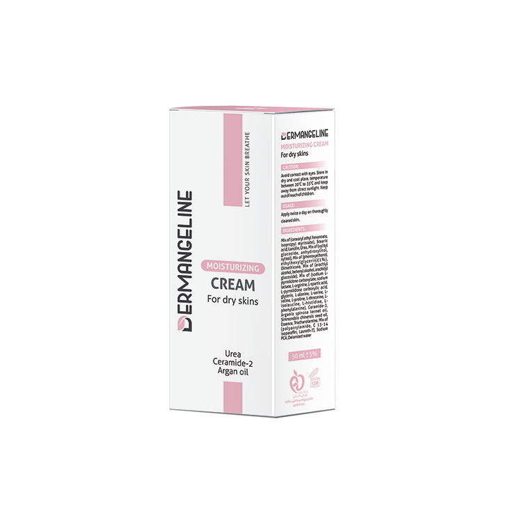 کرم مرطوب کننده مناسب پوست خشک درم انجلین جعبه