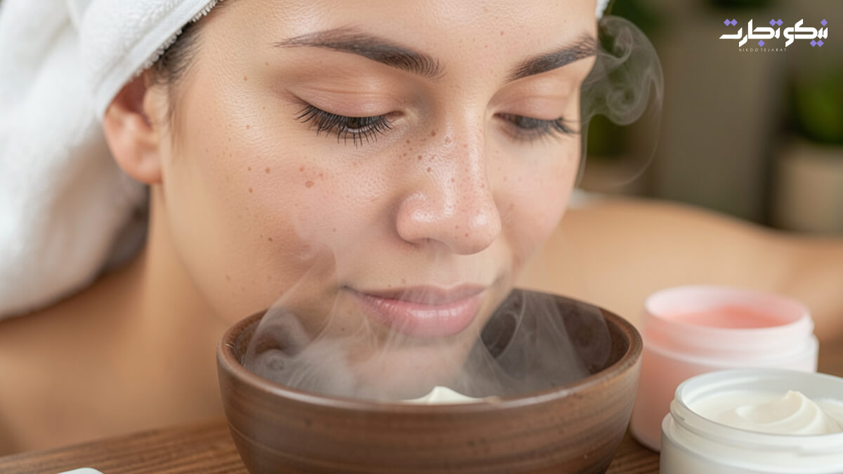 روش ۱۶ بخور دادن صورت (Facial Steaming)